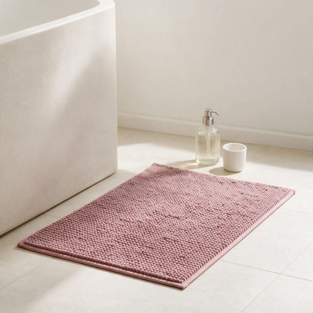 Tapete para Banheiro Madri 40X60cm Havan Casa - Rosa