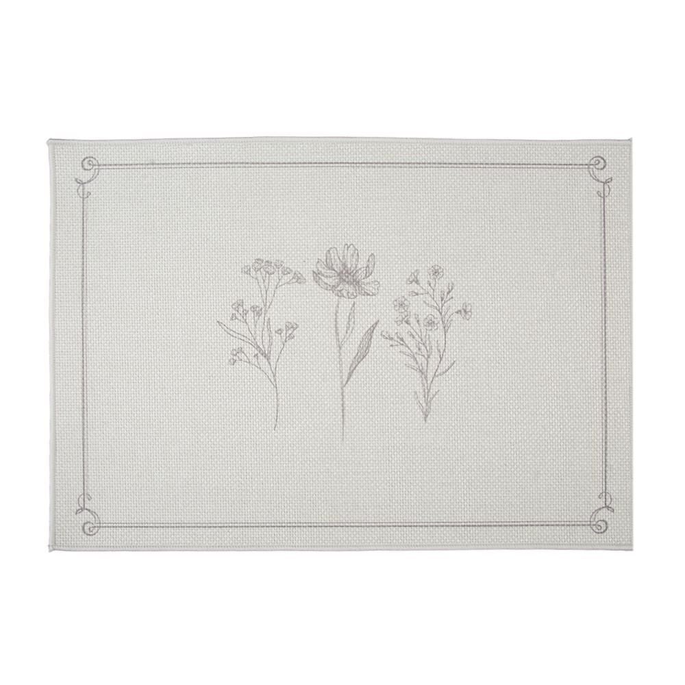 Tapete para Cozinha 53X70cm Nature Havan Casa - Cinza Jardim