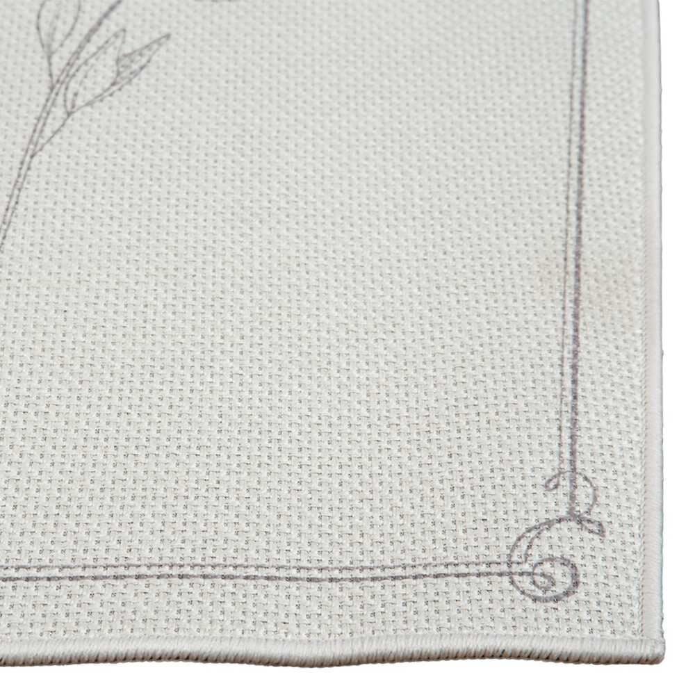 Tapete para Cozinha Nature 53Cm X 1,20M Havan Casa - Cinza Jardim