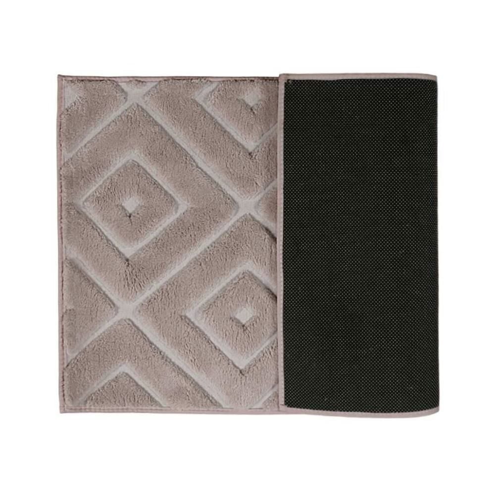 Tapete para Quarto e Sala 60Cmx100cm Milano Havan Casa - Bege Losango