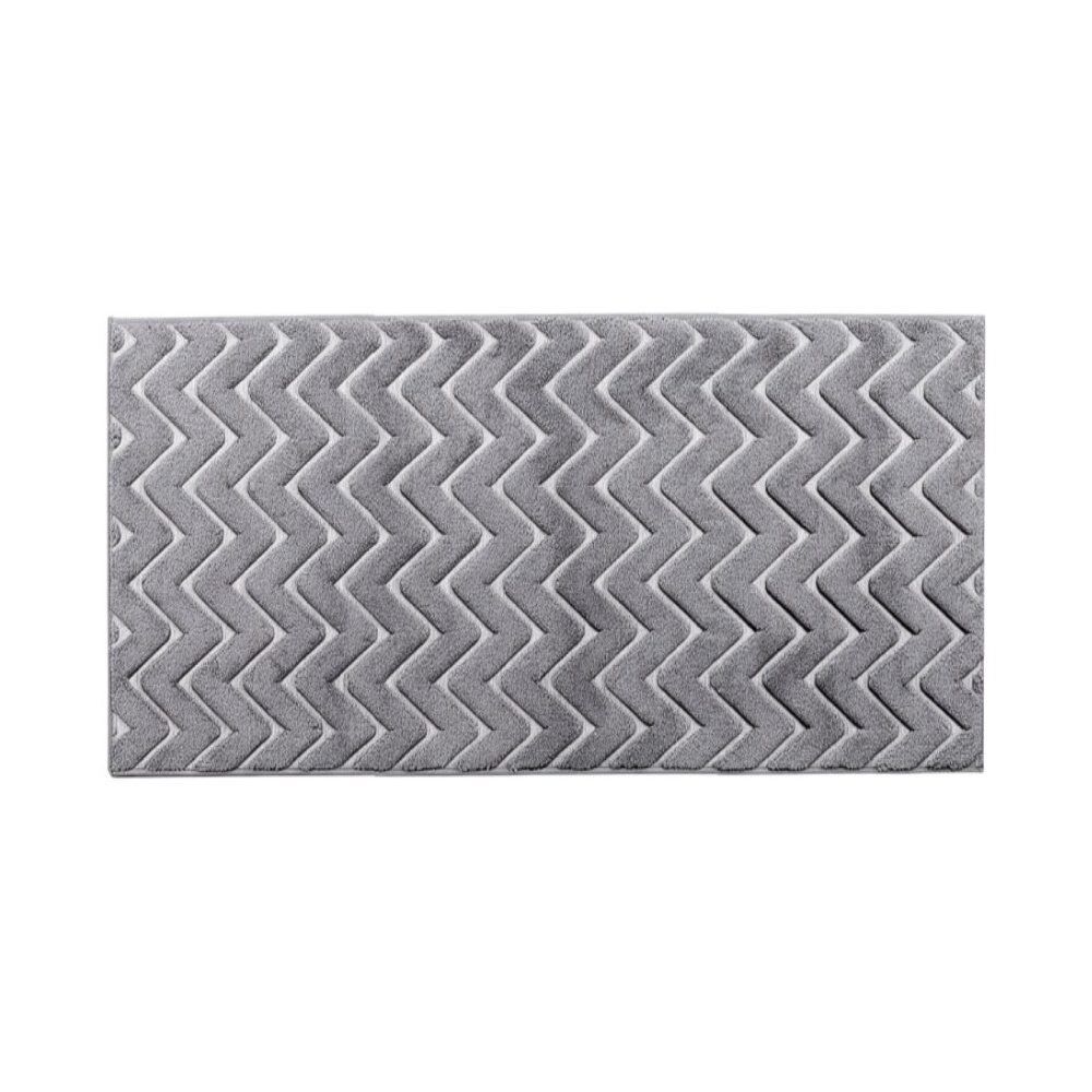 Tapete para Quarto e Sala 80Cm X 1,50M Milano Havan Casa - Cinza Chevron