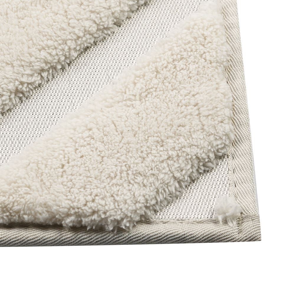 Tapete para Quarto e Sala 80Cm X 1,50M Milano Havan Casa - Marfim Losango
