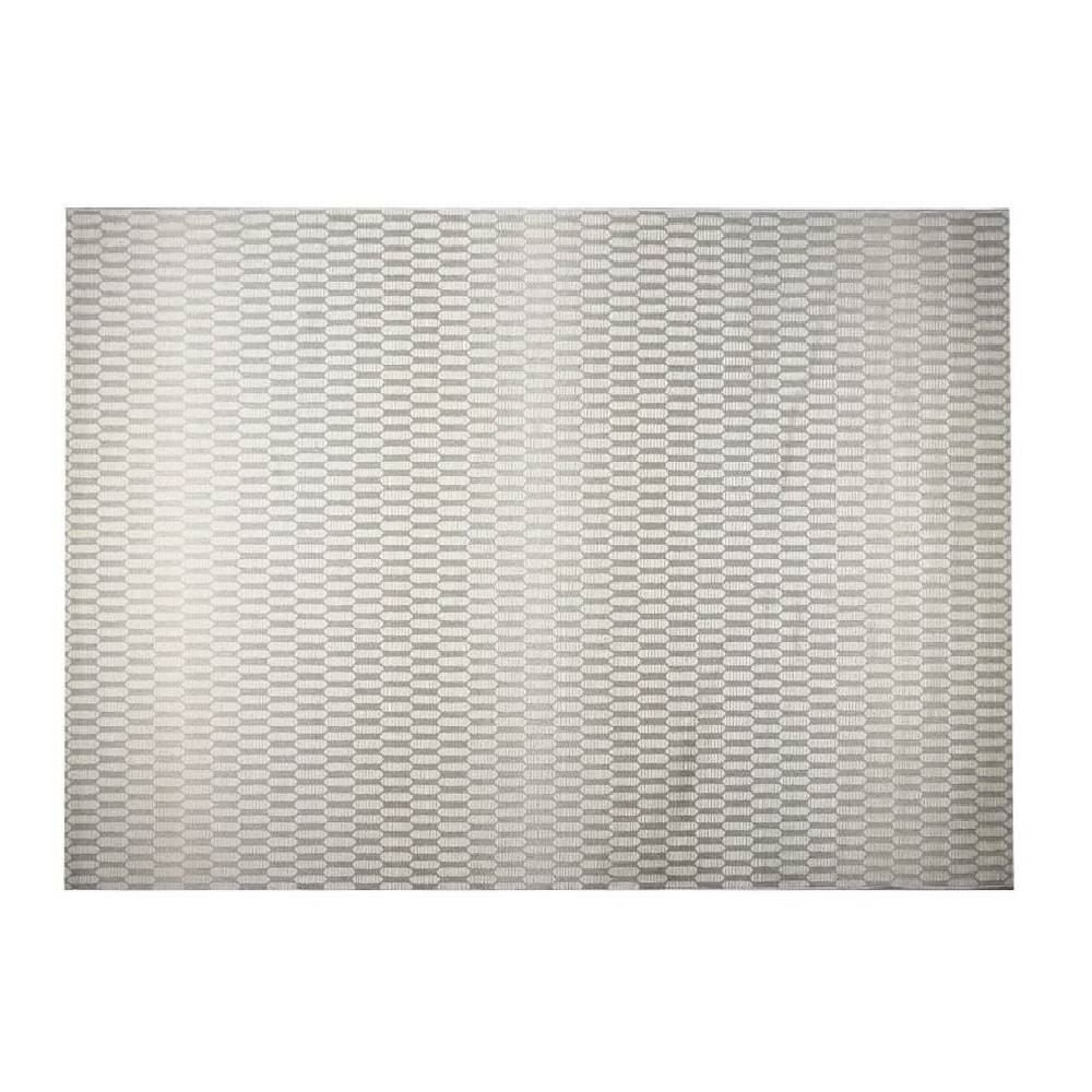 Tapete para Quarto e Sala 1,40X2,00 m Atenas Havan Casa - Creme Cinza