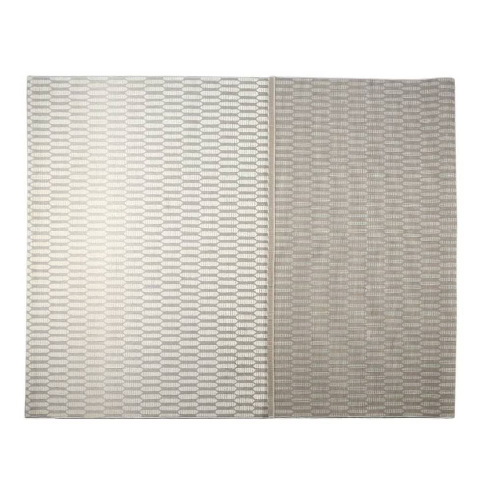 Tapete para Quarto e Sala 1,40X2,00 m Atenas Havan Casa - Creme Cinza