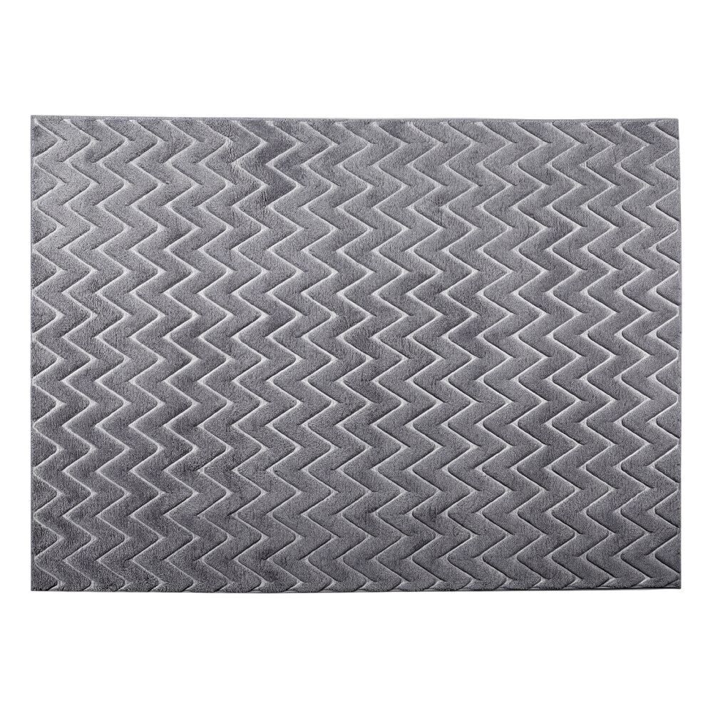 Tapete para Quarto e Sala 2,00X3,00M Milano Havan Casa - Cinza Chevron
