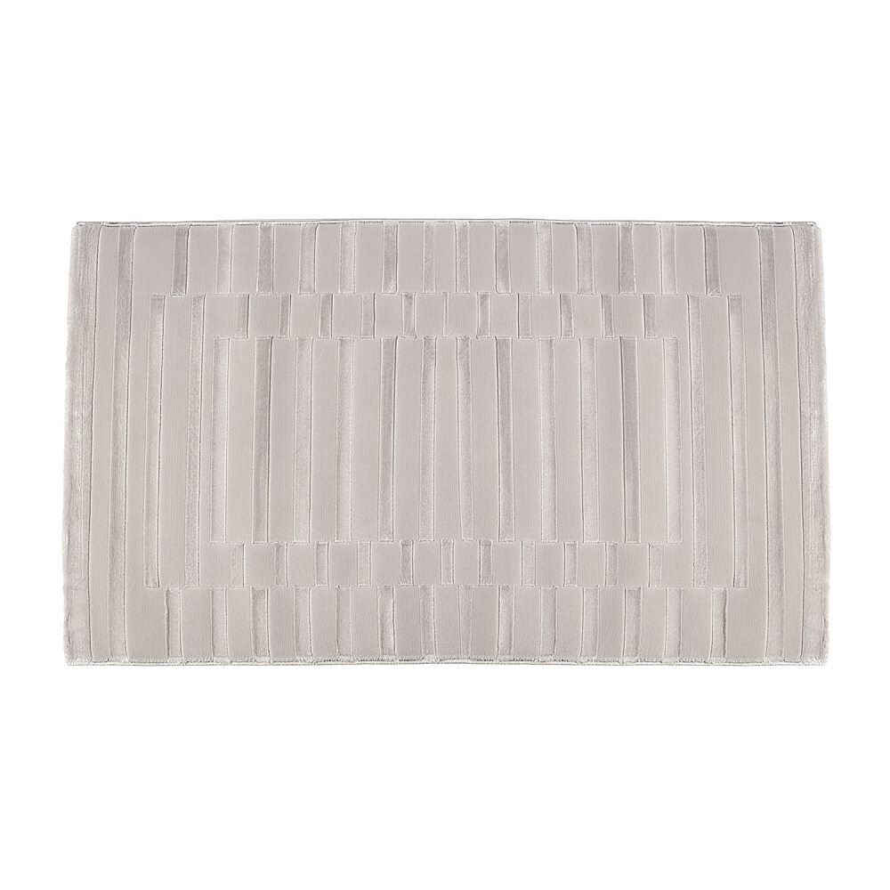 Tapete para Quarto e Sala 60Cm X 1,00M Provence Havan Casa - Bege Listras