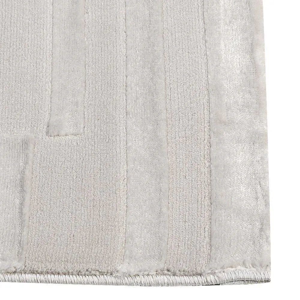 Tapete para Quarto e Sala 60Cm X 1,00M Provence Havan Casa - Bege Listras