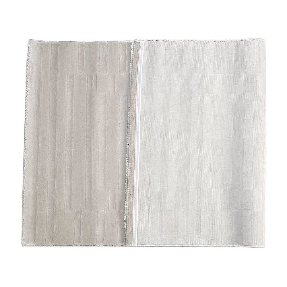 Tapete para Quarto e Sala 60Cm X 1,00M Provence Havan Casa - Bege Listras