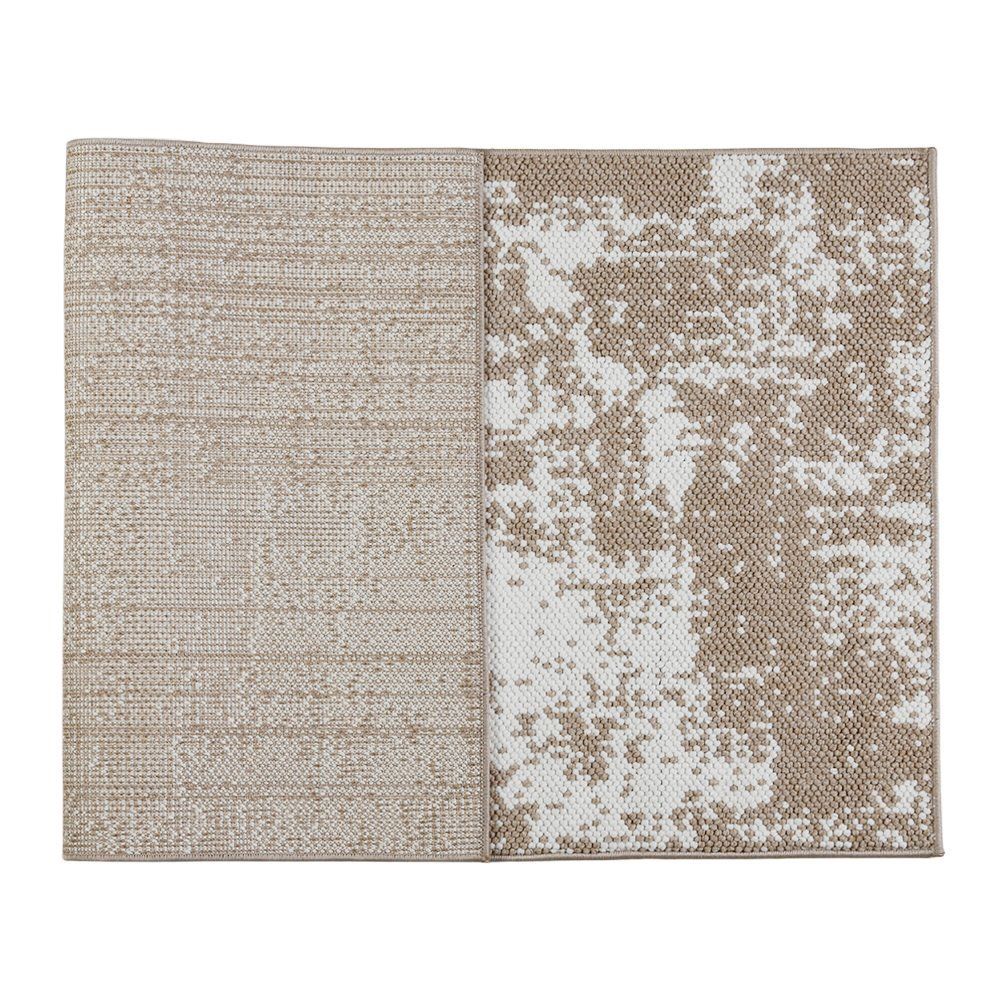 Tapete para Quarto e Sala 80Cm X 1,50M Positano Havan Casa - Bege e Branco 32