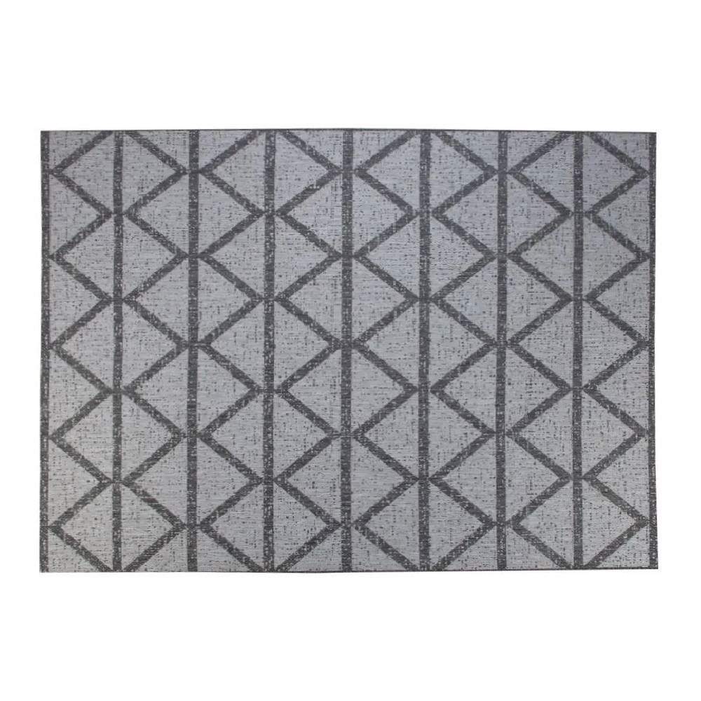 Tapete para Quarto e Sala Amazonas Sisal 1,40X2,00 Metros Havan - Geométrico Cinza