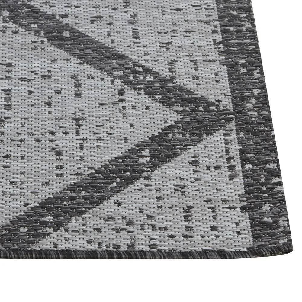 Tapete para Quarto e Sala Amazonas Sisal 1,40X2,00 Metros Havan - Geométrico Cinza
