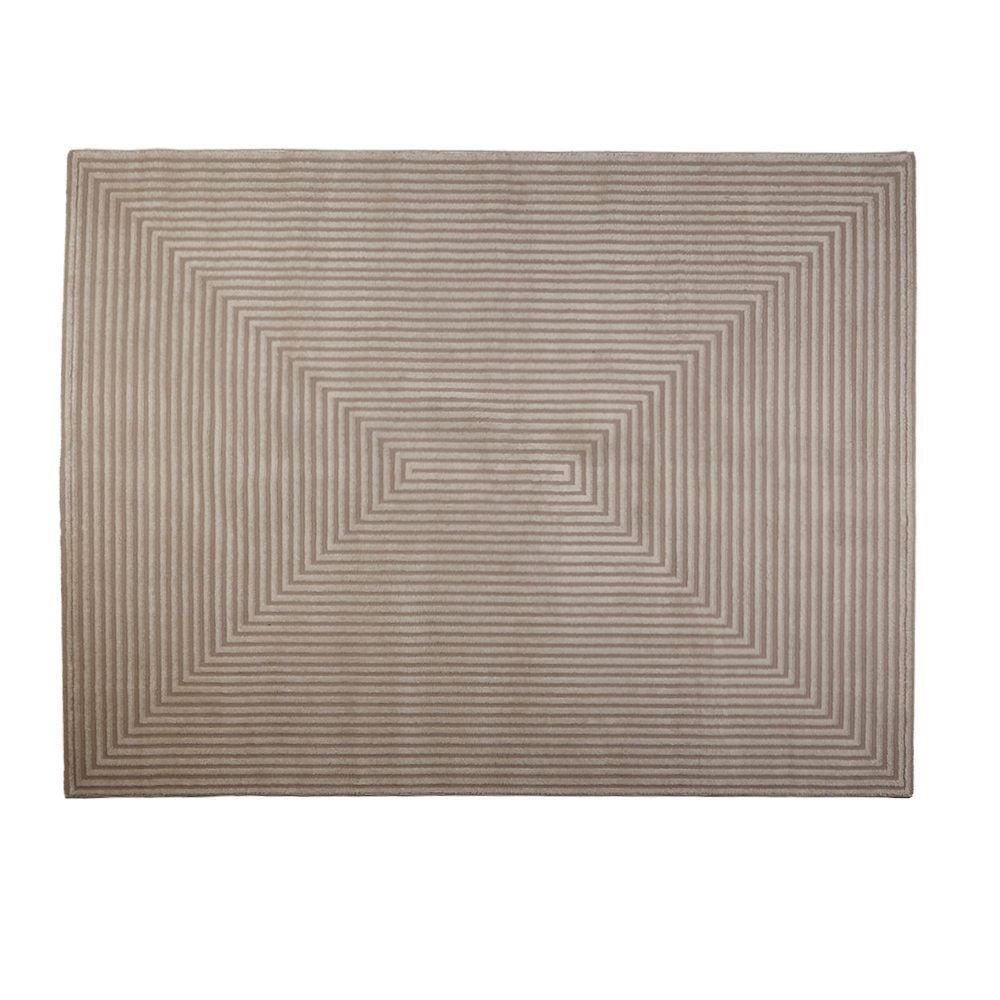 Tapete para Quarto e Sala Lugano 2,00 X 2,50M Havan Casa - Bege Listras