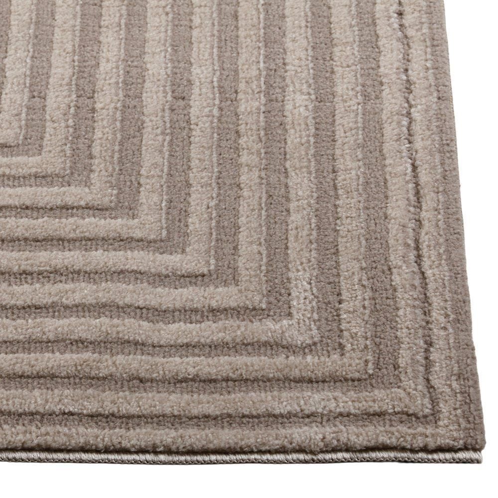 Tapete para Quarto e Sala Lugano 2,00 X 2,50M Havan Casa - Bege Listras