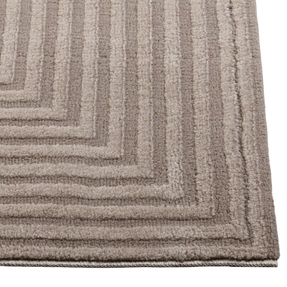 Tapete para Quarto e Sala Lugano 2,00 X 2,50M Havan Casa - Bege Listras