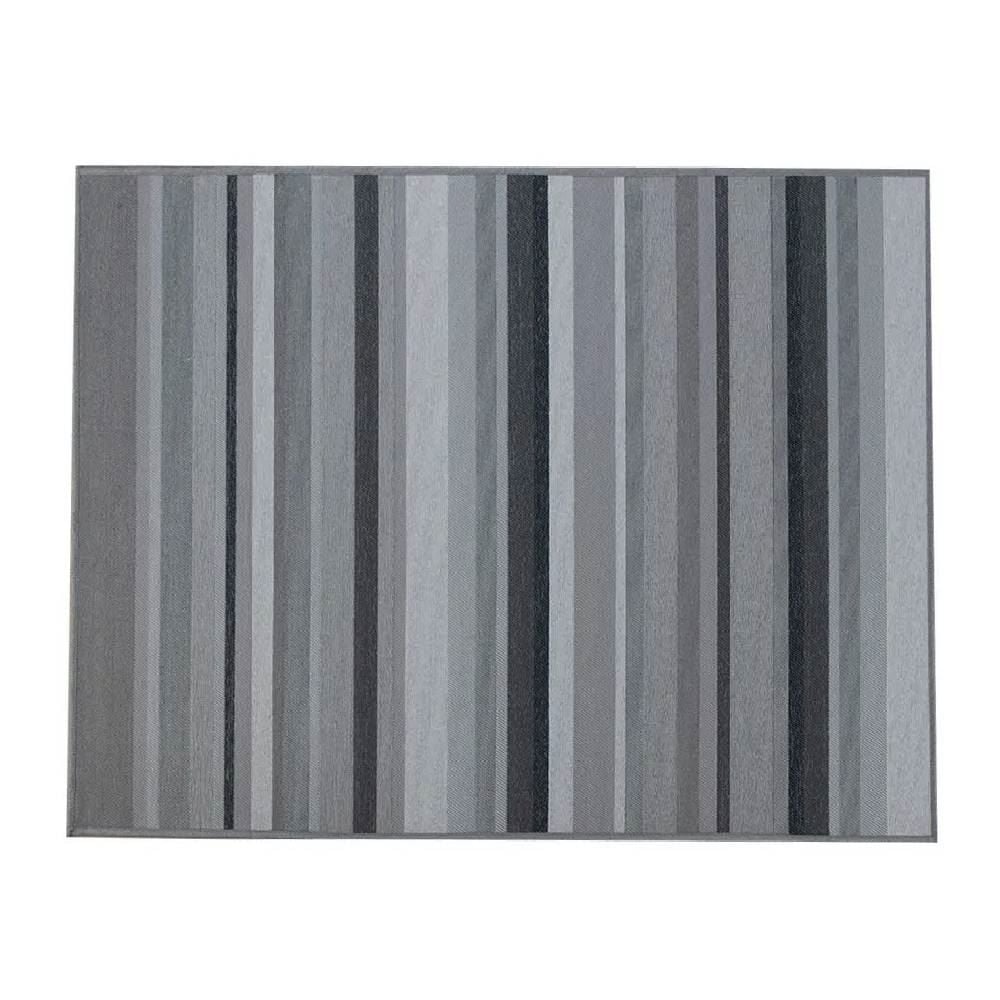Tapete para Quarto e Sala 1,50X2,00 m Siena Havan Casa - Grafite 52 Faixas