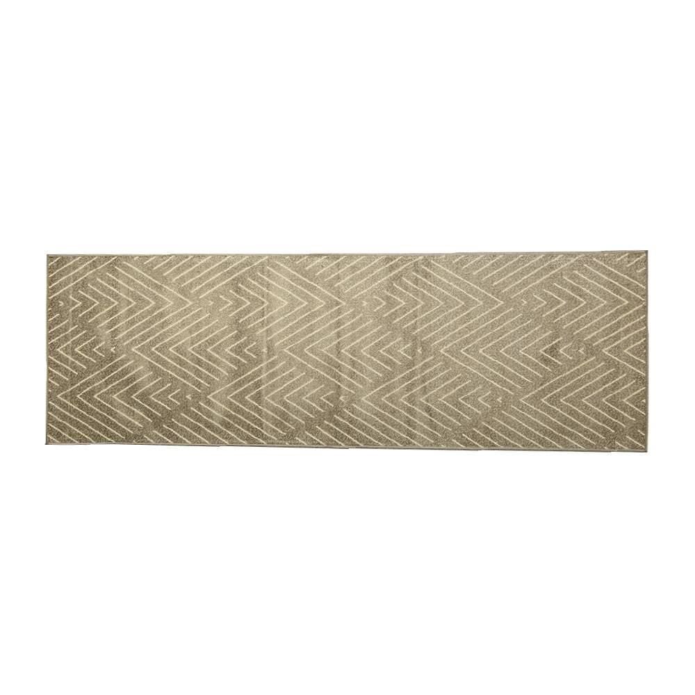 Tapete Para Quarto Ou Sala 0,68X2,10 M Faro Havan Casa - Escamas Cinza E Bege