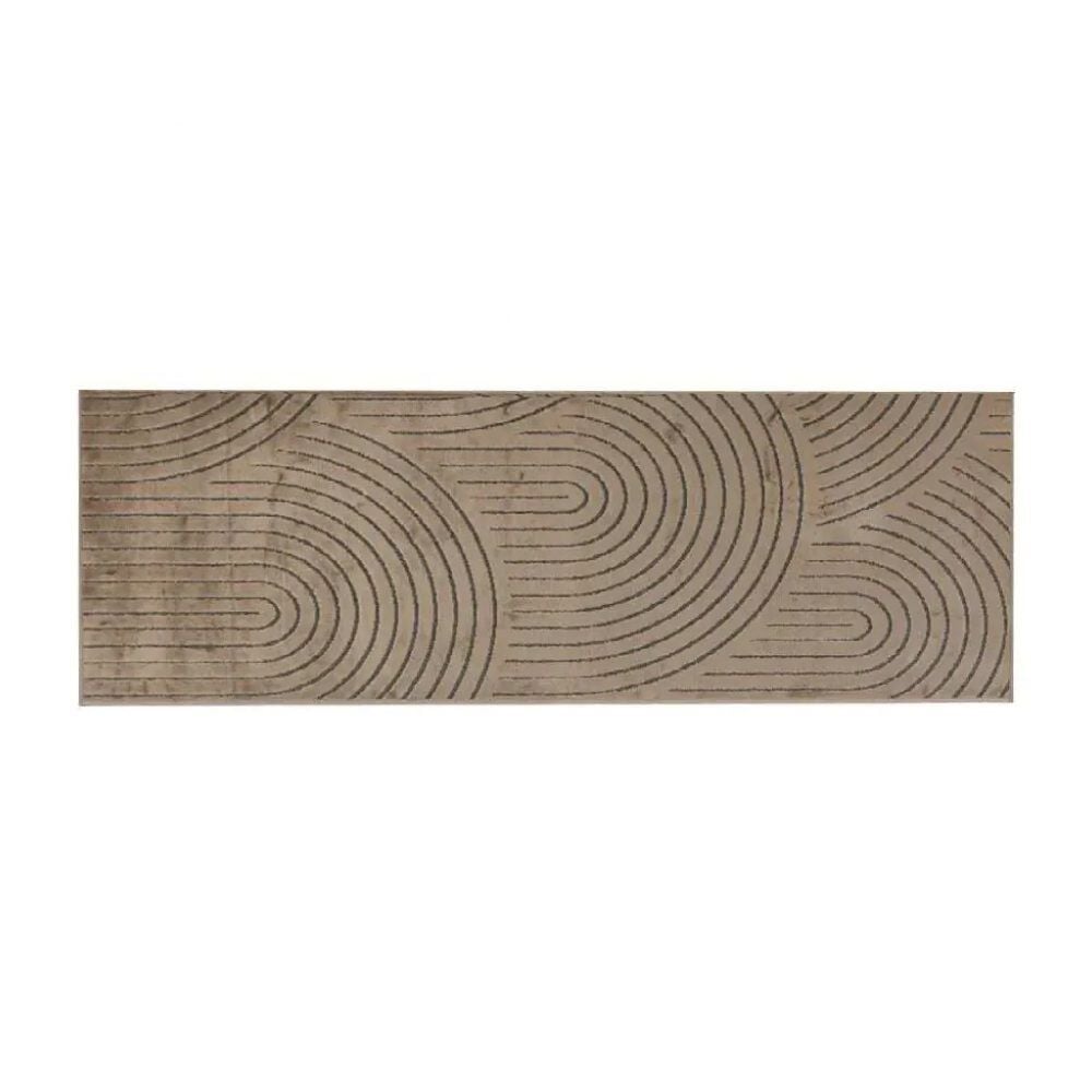 Tapete para Quarto Ou Sala 0,68X2,10 m Faro Havan Casa - Arcos Caramelo