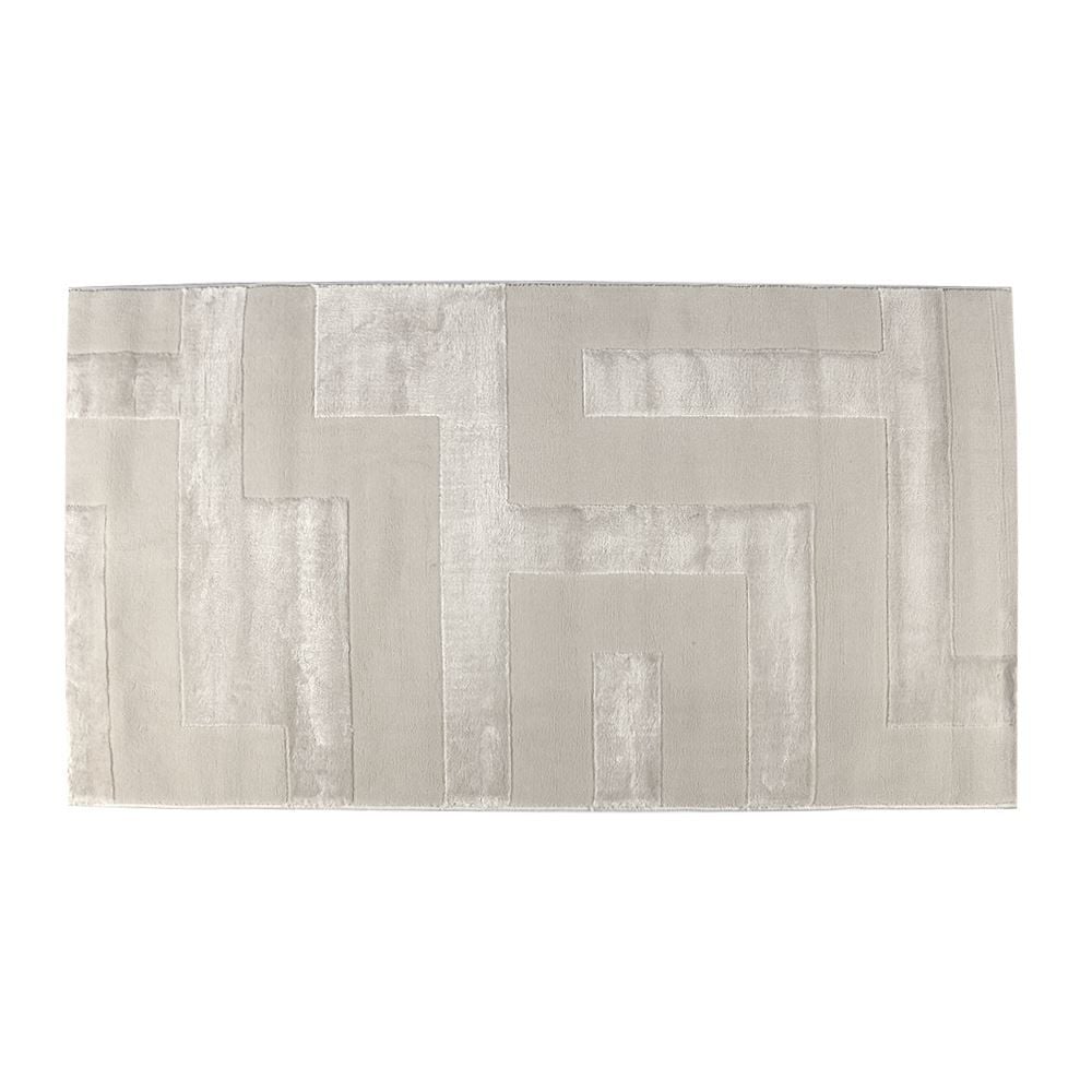 Tapete para Quarto Ou Sala 80X150 cm Provence Havan Casa - Bege