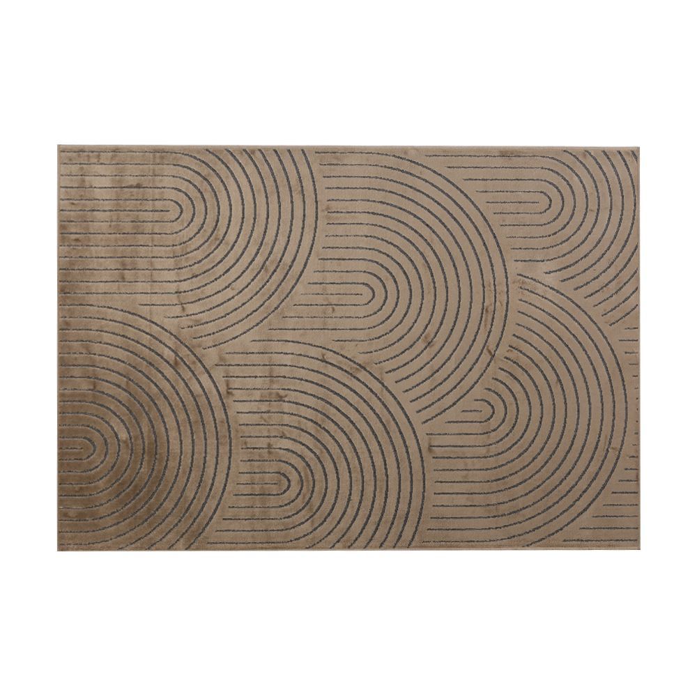 Tapete Para Quarto Ou Sala 1,00X1,40 M Faro Havan Casa - Arcos Caramelo
