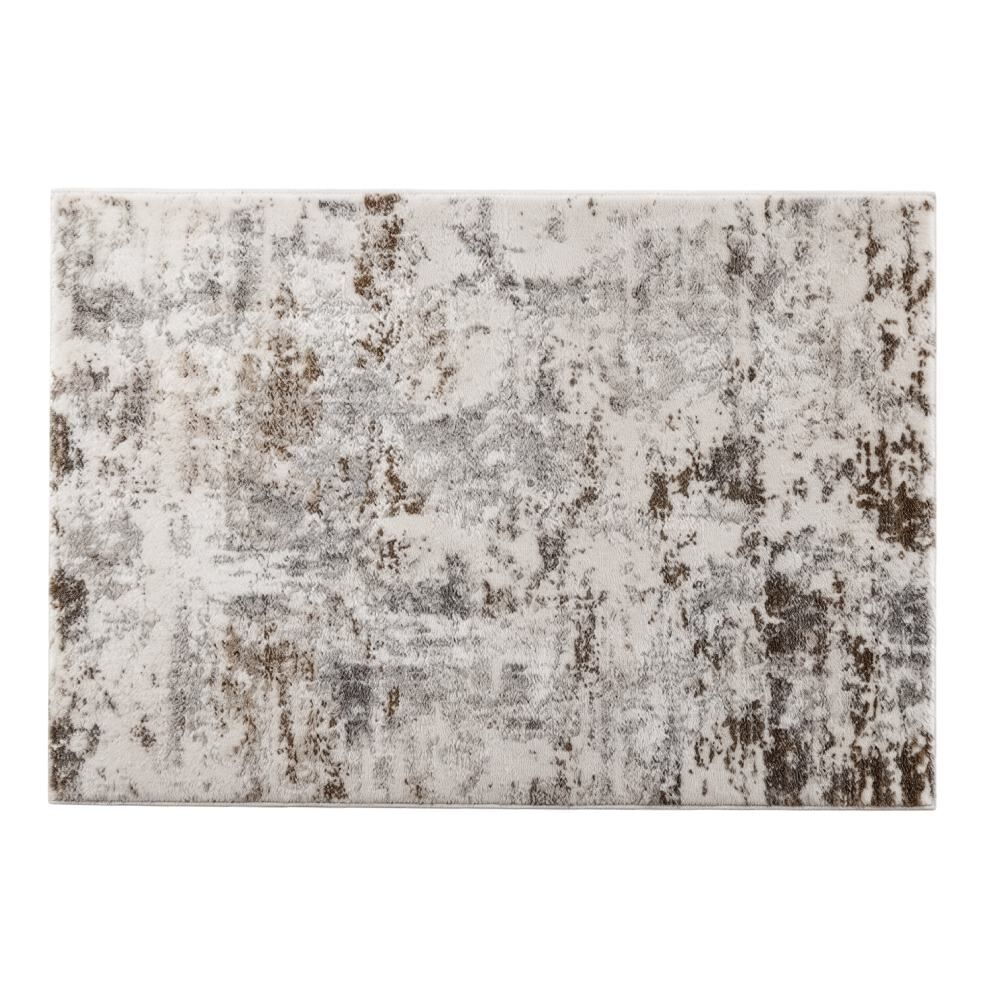 Tapete para Quarto Ou Sala 1,40 X 2,00M Ibiza Havan Casa - Creme Marrom