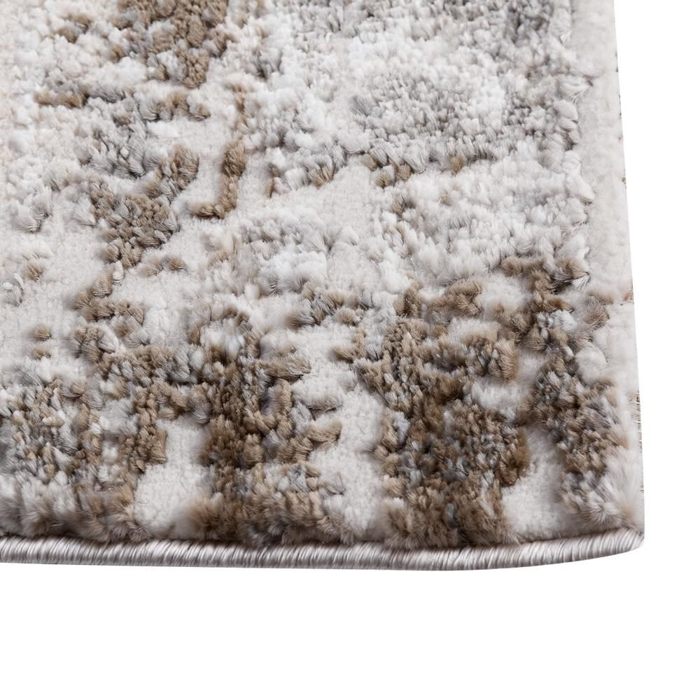 Tapete para Quarto Ou Sala 1,40 X 2,00M Ibiza Havan Casa - Creme Marrom