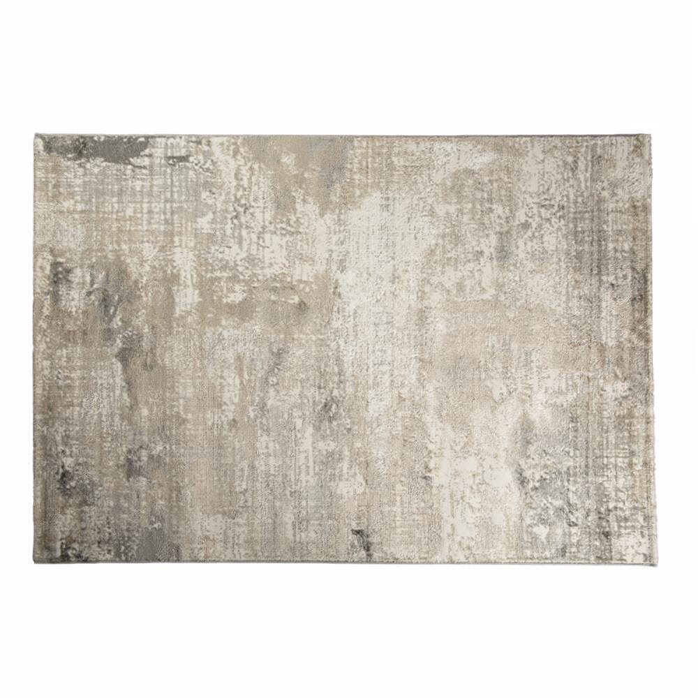 Tapete para Quarto Ou Sala 1,40 X 2,00M Ibiza Havan Casa - Creme Cinza