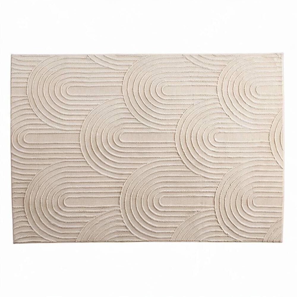 Tapete para Quarto e Sala Bellagio 1,40X2,00M Havan Casa - Bege 4 Flow