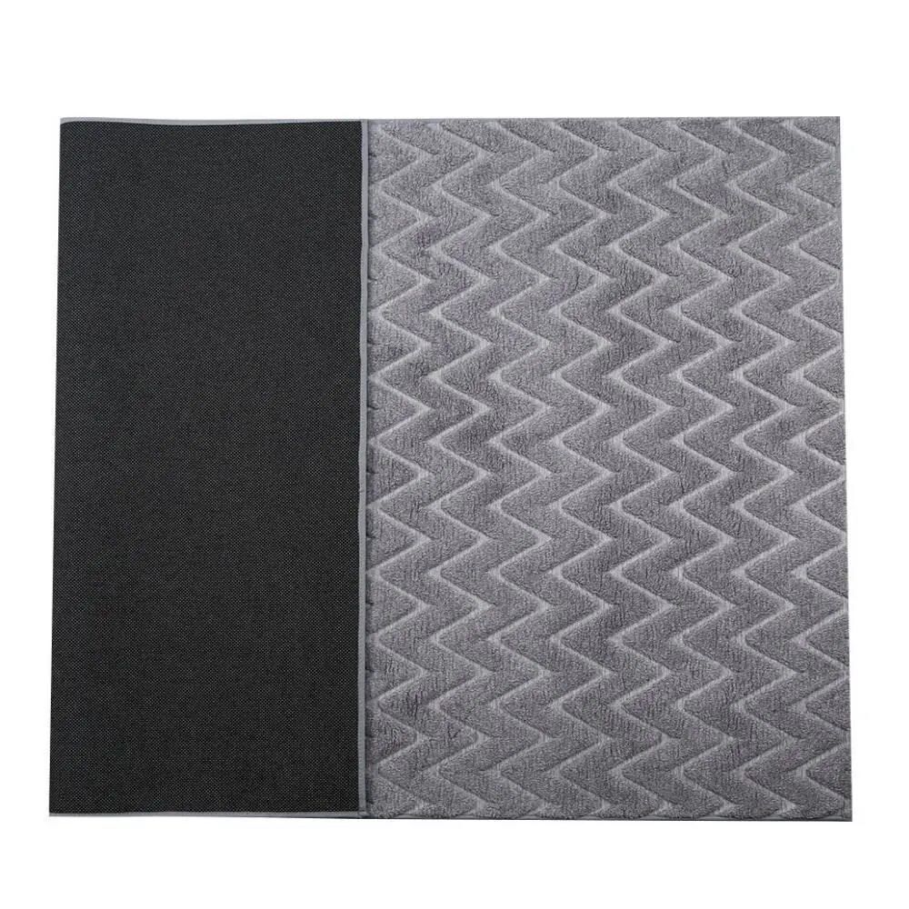 Tapete para Quarto e Sala 1,40X2,00M Milano Havan Casa - Cinza Chevron