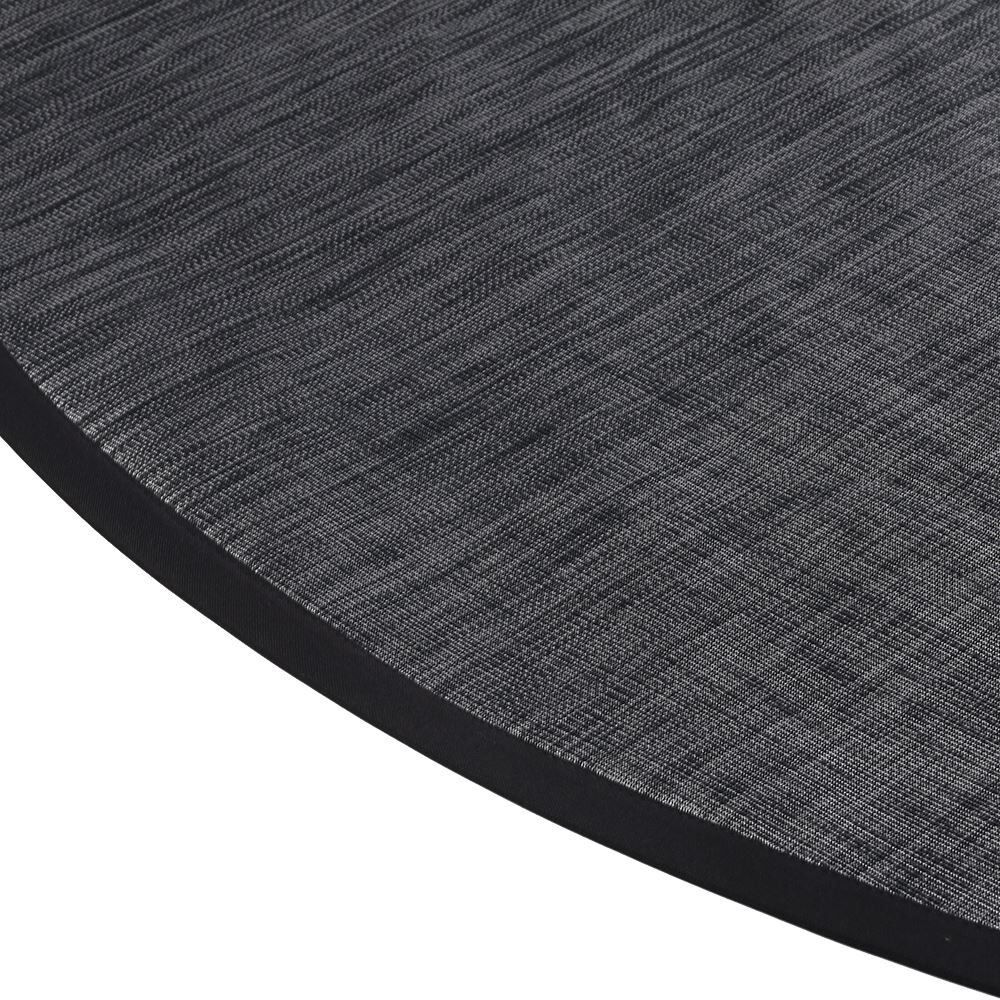 Tapete Titanium Redondo para Quarto e Sala 2,00M Havan Casa - Preto