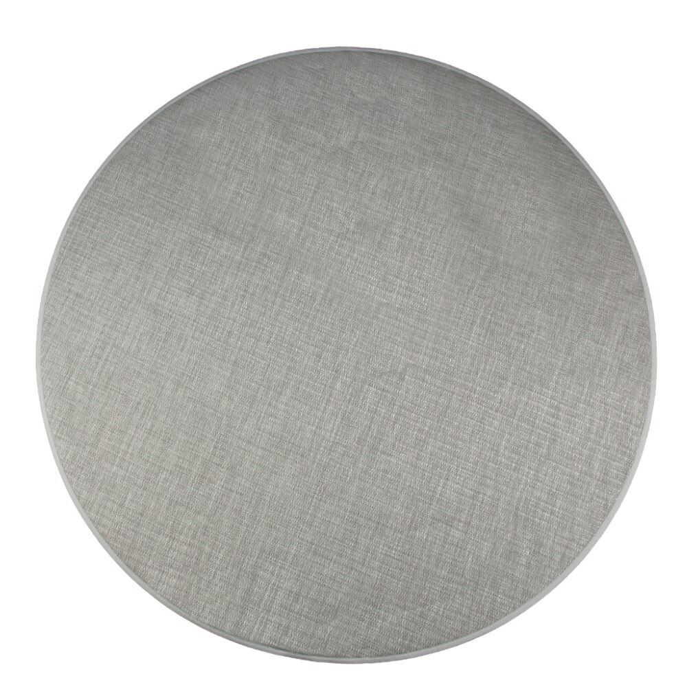Tapete Titanium Redondo para Quarto e Sala 2,00M Havan Casa - Cinza ZF 100 New