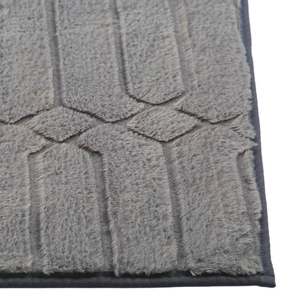 Tapete para Quarto Ou Sala 2,00X3,00 m Bellagio Havan Casa - Hexágono Chumbo