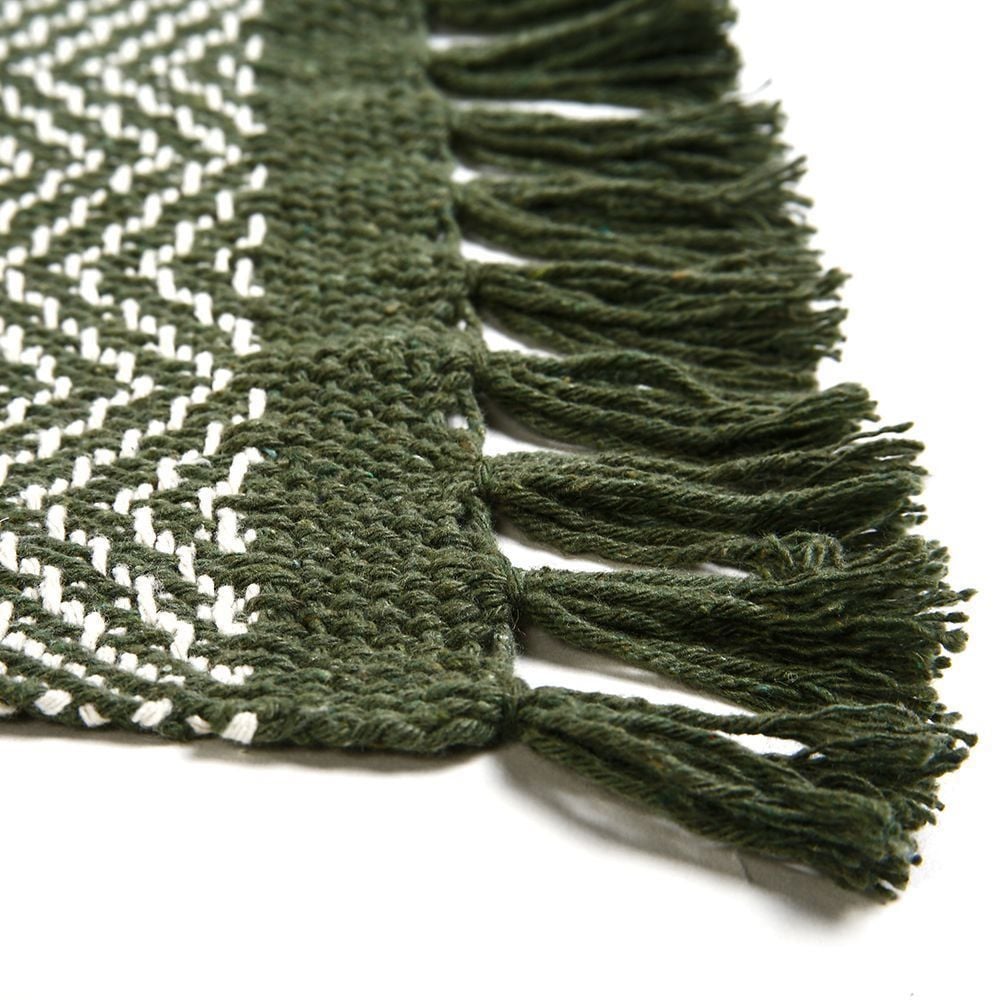 Tapete Para Quarto Ou Sala 50X120 Cm Naturalle Havan Casa - Verde Oliva