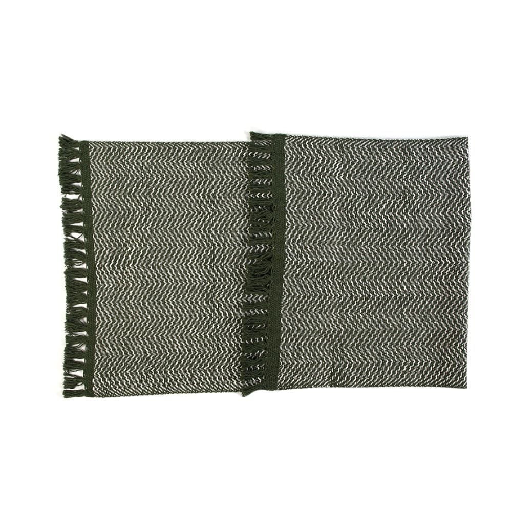 Tapete Para Quarto Ou Sala 50X120 Cm Naturalle Havan Casa - Verde Oliva