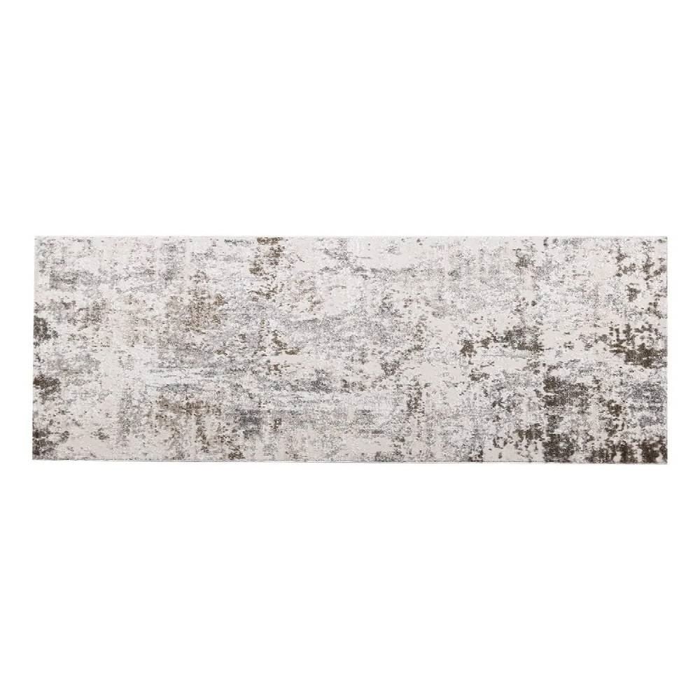 Tapete Passadeira 60X180 Cm Ibiza Havan Casa - Creme Marrom