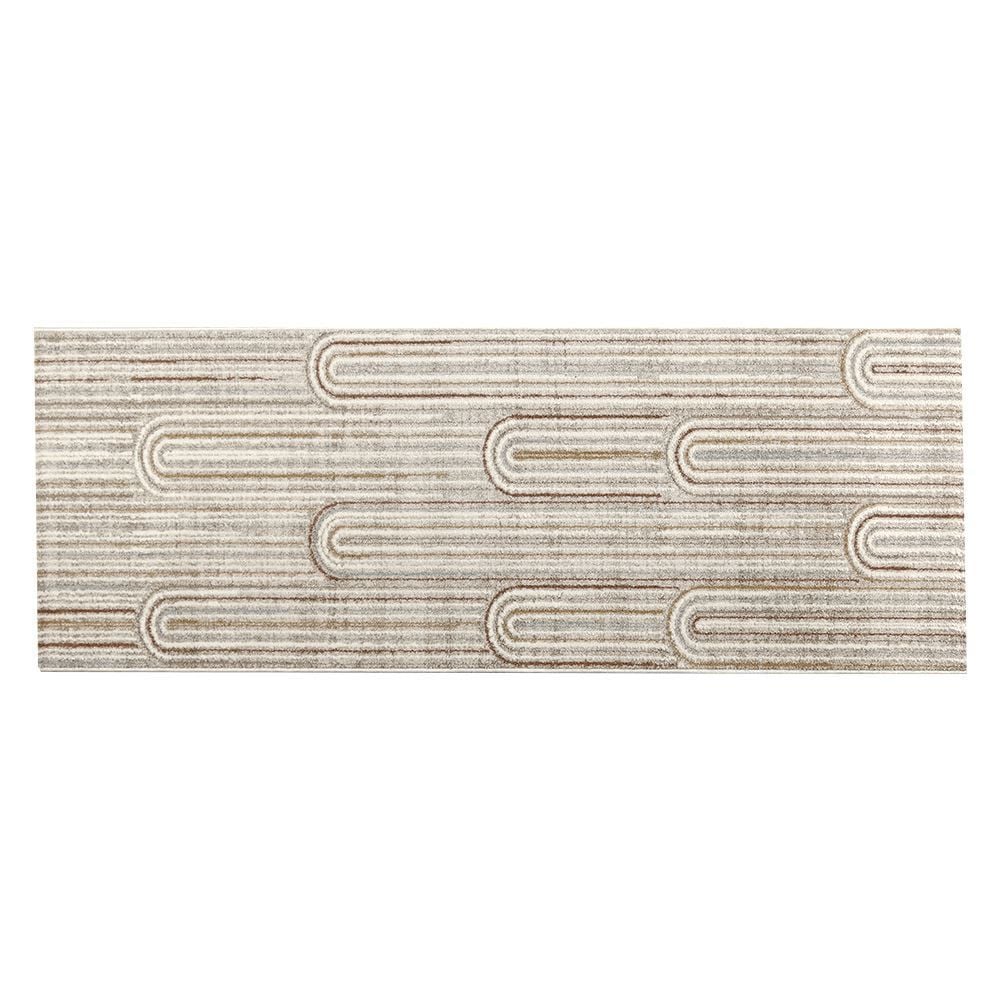 Tapete Para Sala Ou Quarto Atenas 67X180 Cm Havan Casa - Bege E Azul