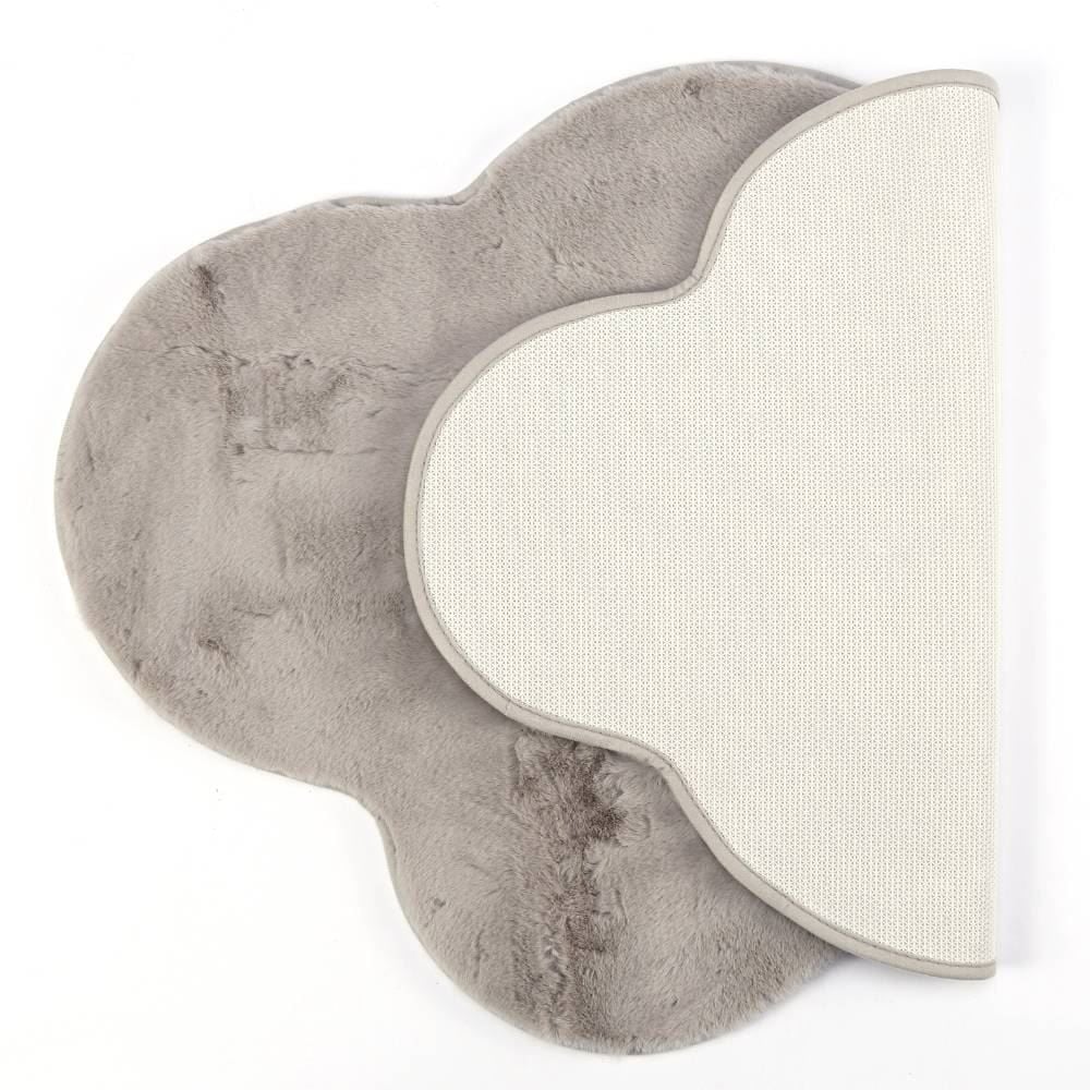 Tapete Para Sala Ou Quarto Teddy 70X110 Cm Havan Casa - Nuvem Cinza Ice
