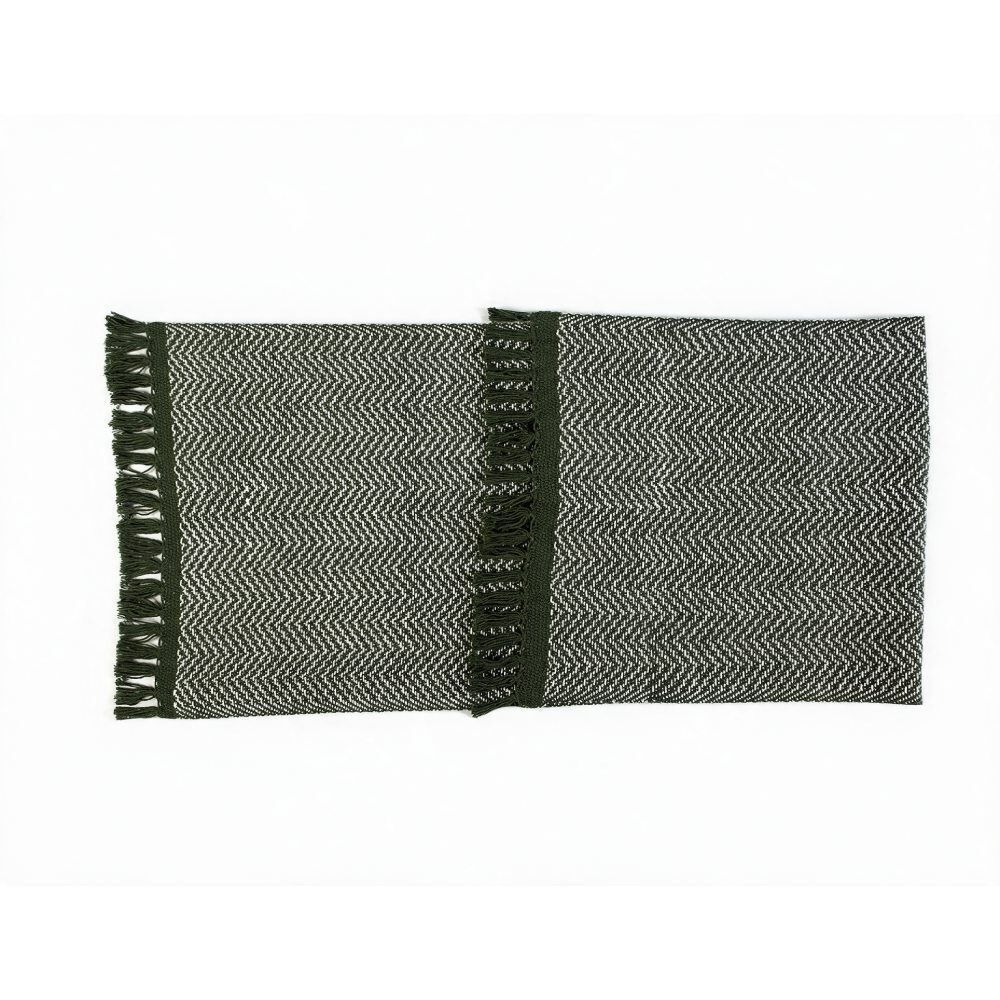 Tapete Passadeira 60Cm X 1,50M Naturale Havan Casa - Verde Oliva