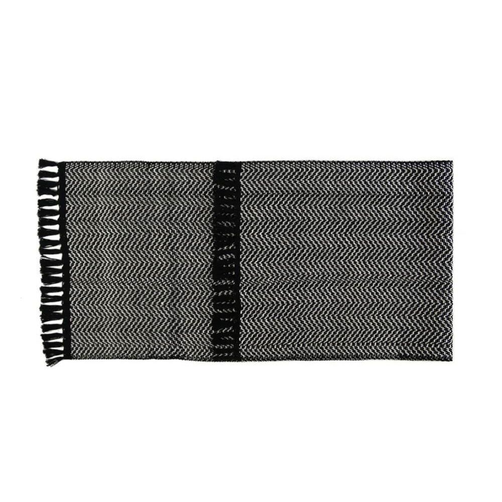 Tapete Passadeira 60Cm X 1,50M Naturale Havan Casa - Preto