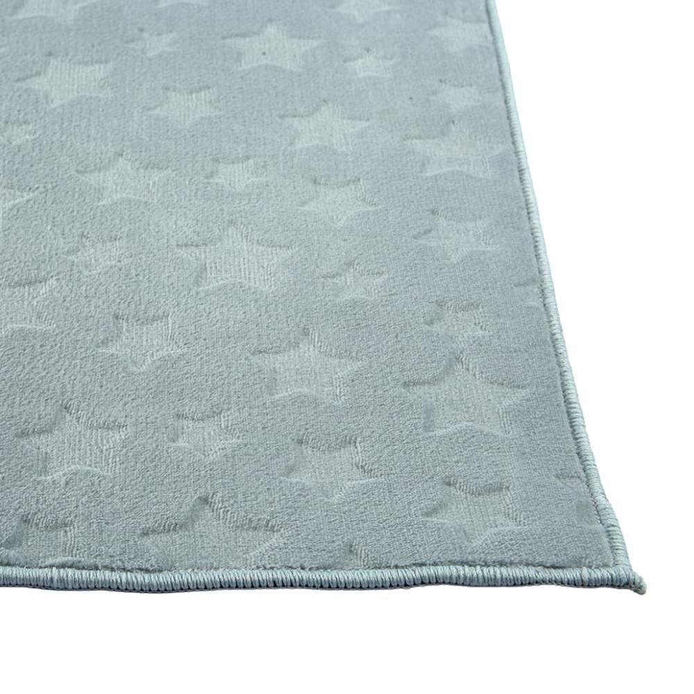 Tapete Passadeira 80Cm X 1,50M Luna Havan Casa - Azul Star