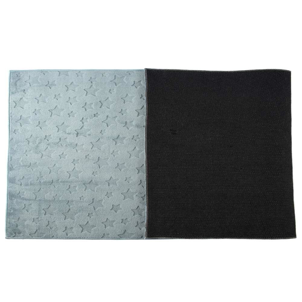 Tapete Passadeira 80Cm X 1,50M Luna Havan Casa - Azul Star