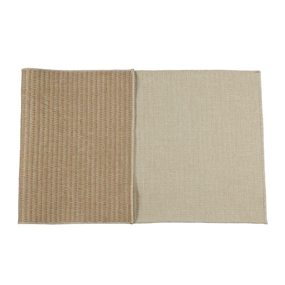Tapete Passadeira Amalfi 80Cm X 1,50M Havan Casa - Cru e Off