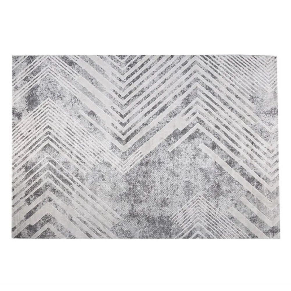 Tapete para Quarto e Sala 1,40X2,00M Platinium Havan Casa - Geo Cinza