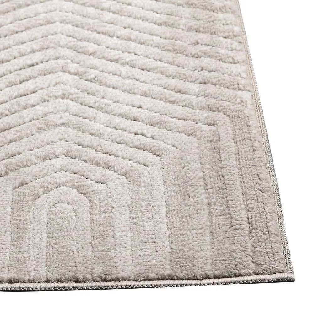 Tapete para Quarto e Sala 2,00X3,00 m Platinium Havan Casa - Cinza Com Bege
