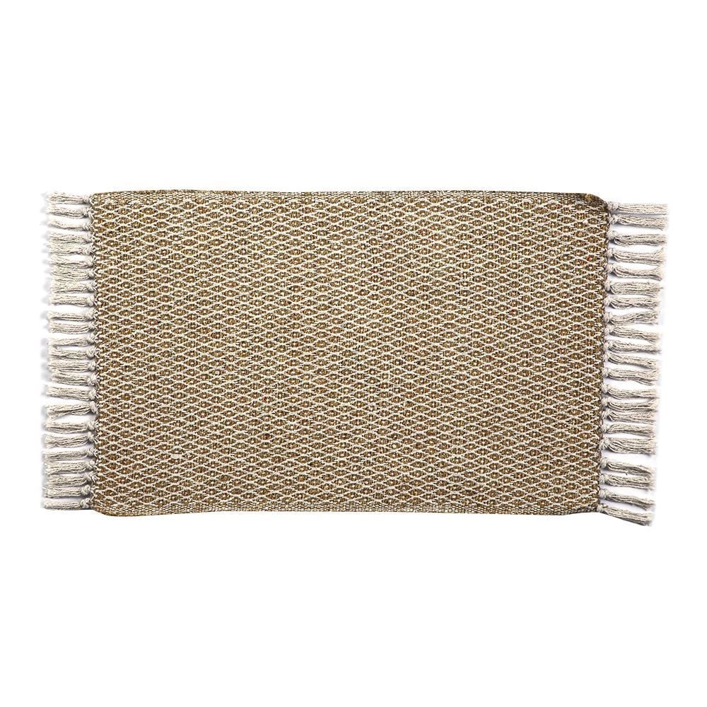 Tapete Para Quarto Ou Sala Ravi 40X60 Cm Havan Casa - Losango Bege