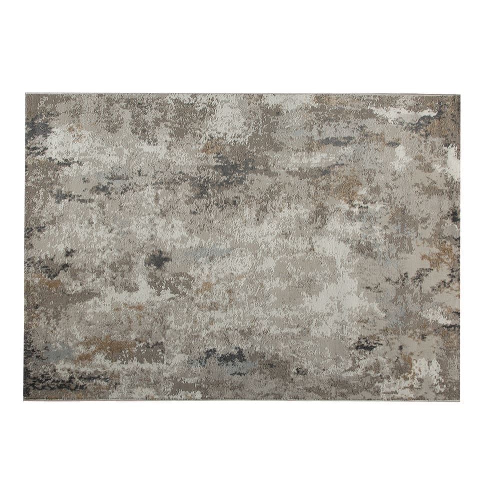 Tapete Para Quarto Ou Sala 1,40X2,00 M Shiraz Havan Casa - Bege E Cinza