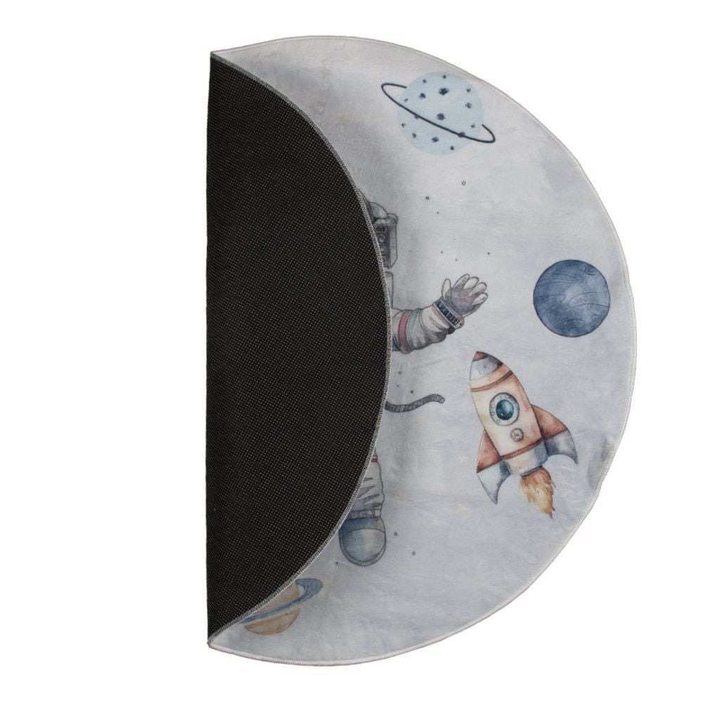 Tapete Soft 100 X 100Cm Havan Casa - Cinza Astronauta