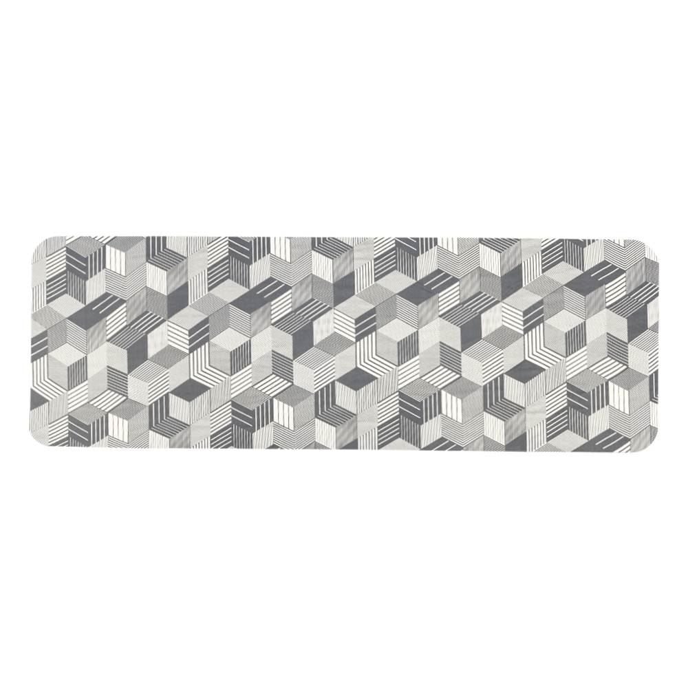 Tapete Para Quarto Ou Sala Tecil 40X120 Cm Havan Casa - 3D Cinza