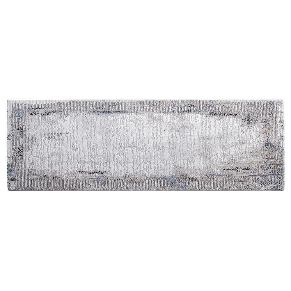 Tapete Passadeira Toscana 80Cm X 1,50M Havan Casa - Cinza Azul