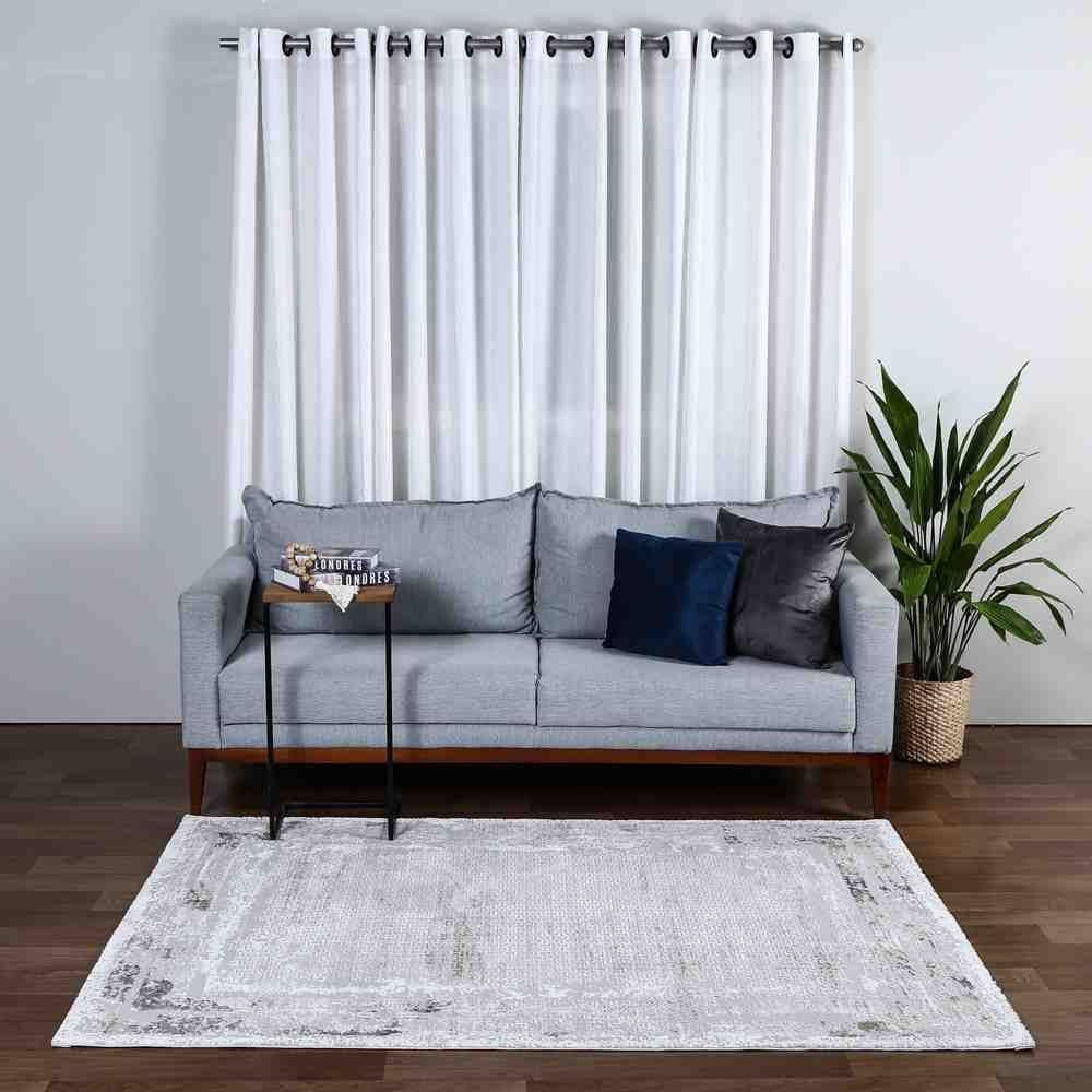 Tapete Para Quarto E Sala Toscana 1,40X2,00 M Havan Casa - Cinza Antracite