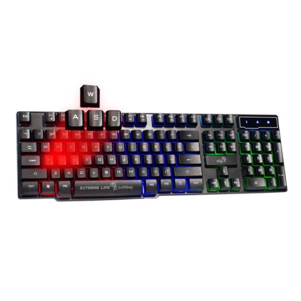 Teclado Gamer Elg Black Shield Tgbs